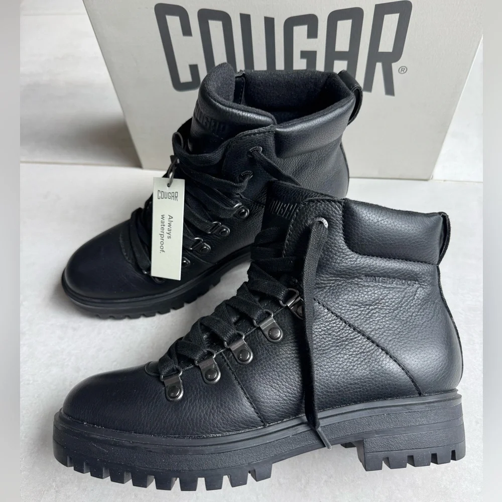 NWT - Cougar Waterproof Leather Boots